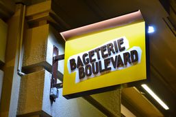 3D světelná cedule pro obchod Bageterie Boulevard