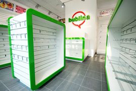 In-store design obchodu Bublina