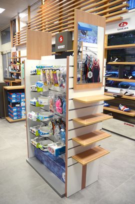 In-store design prodejny Sportex