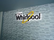 3D logo s led podsvícením Whirlpool